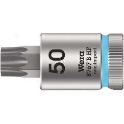 Головка торцевая 8767 B HF TORX Zyklop со вставкой DR 3/8 с функцией фиксации крепежа TX 50 x 38.5 мм WERA WE-003072