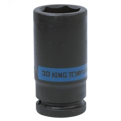 Головка торцевая ударная глубокая шестигранная 3/4', 30 мм King Tony 643530M