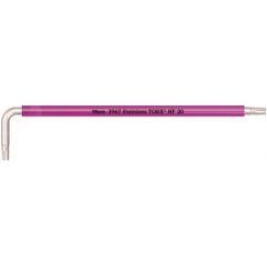Ключ Г-образный с функцией фиксации крепежа 3967 SXL HF TORX Multicolour удлиненный нержавеющая сталь TX 20 x 137 мм WERA WE-022684