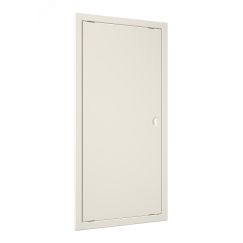 Люк-дверца ревизионный с ручкой, из ABS пластика 318х618 и с фланцем 296х596 , цвет Слоновая кость EVECS Л3060Р Ivory