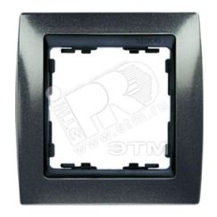 Рамка на 2 поста, S82, серый гранит - графит Simon 82824-60
