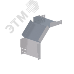 Лоток монтажный угловой 90 вниз ЛУ90Н.300.65.454.1.1 СОЭМИ Н0121330425