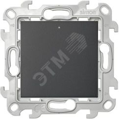 Переключатель с подсветкой, графит Simon 2450204-038