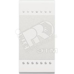 LivingLight Переключатель с винтовыми клеммами 1 модуль белый BTicino N4003N