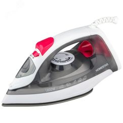 Утюг HS-4012 на 1800 Вт, подошва - керамическая, цвет серый HomeStar 105544