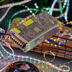 Источник питания 220 V AC/24 V DC 6,25 A 150 W с разъемами под винт, без влагозащиты (IP23) REXANT 201-150-1