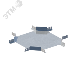 Лоток монтажный угловой крестообразный горизонтальный ЛУКГ.400.80.851.0,7.2 СОЭМИ Н0122390516