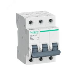 Выключатель автоматический трехполюсный (АВ) С 16А 3P 6kA 400В City9 Set SE (Systeme) C9F36316