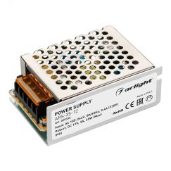 Блок питания ARS-35-12 (12V, 3A, 35W) (ARL, IP20 Сетка, 2 года) Arlight 025332
