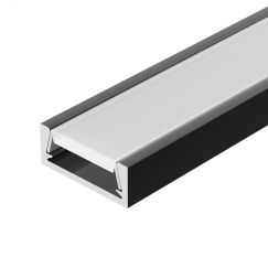 Профиль MIC-M-2000 ANOD BLACK (Алюминий) Arlight 044540
