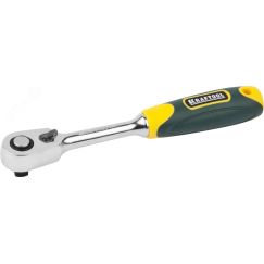 Трещотка для торцовых головок ''PRO'', Сr-V сталь, 60 зубцов, 1/4'' KRAFTOOL 27794-1/4_z02
