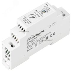 Блок питания ARV-DR15-24 (24V, 0.63A, 15W) (ARL, IP20 DIN-рейка) Arlight 031084