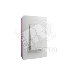 Рамка 2 поста пастель розовая/белая Simon 8200620-203