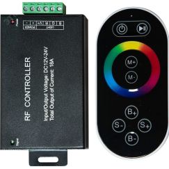 Контроллер к LED ленте RGB 12-24v с сенсорным черным ПДУ FERON LD55