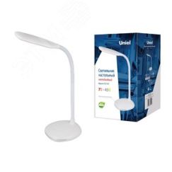 Светильник настольный 7W Механический выключатель TLD-561 White/LED/450Лм/4500K белый Uniel UL-00004463