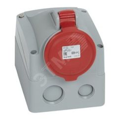 Розетка накладная - 32 А - 3К+З - 380 В - IP 44 LEGRAND 090161