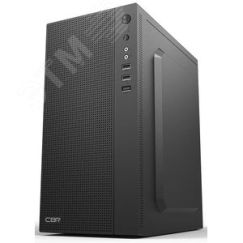 Корпус для ПК mATX Minitower MX08, без БП, 2хUSB 2.0, HD Audio+Mic, черный CBR PCC-MATX-MX08-WPSU