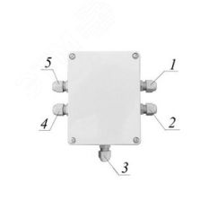 Корпус БК ИВА G212 поликарбонатный герметичный (IP65) Полисервис БК ИВА G212 IP65