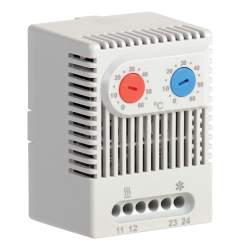 Термостат двухканальный УККт от 0 до +60°C NO+NC IEK