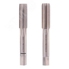 Метчик М 8,0х1,0 (Комплект 2шт) DIN2181 HSSE 6h 56мм a=4,9 H-Tools 235081EHT
