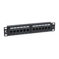 Патч-панель IDC 10, установочный размер 236 мм, 12 портов RJ-45, категория 5e, Dual IDC Cabeus PL-12-Cat.5e 10-Dual