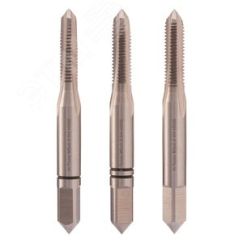 Метчик М 5,0х0,8 (Комплект 3шт) DIN352 HSSE 6h 50мм a=4,9 H-Tools 230050EHT