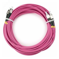 Шнур оптический duplex 10м FC-FC 50/125 мм OM4 LSZH Cabeus FOP-50-OM4-FC-FC-10m