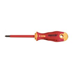 Отвертка диэлектрическая Ergonic крестовая PZ 2X100 Felo 41520390