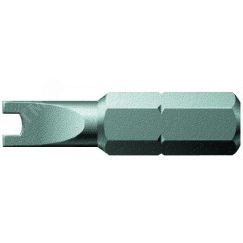 Бита вилочная 857/1 Z Spanner (Snake Eye) вязкая твердость хвостовик 1/4 C 6.3 10 x 25 мм WERA WE-057153