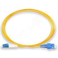 Шнур коммутационный оптический дуплексный 2х50/125 OM3 SC-LC 2 м Eurolan 41F-30-SC-LC-02
