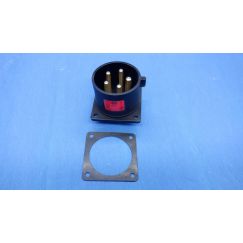 Вилка встраиваемая 32А/400V/3P+N+E/IP44, черная PCE 625-6x