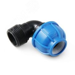 Отвод с наружной резьбой 90x3 PRO AQUA 82090000000M300