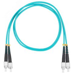 Шнур оптический коммутационный (патч-корд), FC-FC, дуплекс (duplex) OM3, нг(А)-HF, бирюзовый, 20 м Datarex DR-222269