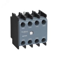 ДОП. КОНТ. БЛОК MC1G/E 4НО ФРОНТАЛЬНЫЙ МОНТАЖ SE (Systeme) MAFN40