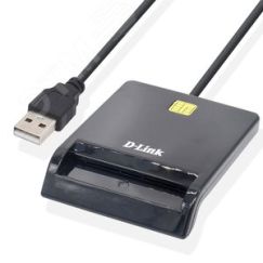 Считыватель контактных смарт-карт USB D-Link DCR-100/B1A