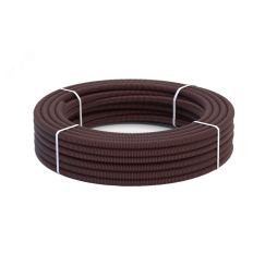 Труба гофрированная из нерж. стали SS304 PT 40А, коричневая, 10м Stahlmann 2259336
