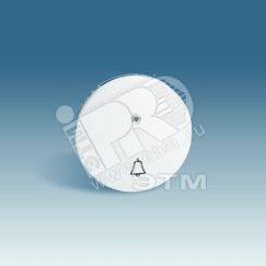 Клавиша с индикатором и пиктограммой звонок для 75160-39, S88, коричневый Simon 88015-32