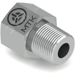 Адаптер с внутренней и наружной резьбами Р660, 3/8'NPT, наруж1/8'NPT, AISI 316L Метакам Р660-САААВ