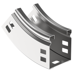 ESCA Поворот плавный 45град тип В10 50х100мм IEK