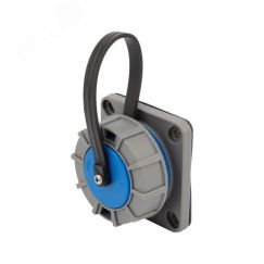 Розетка настенная фланцевая влагозащищенная с     крышкой 16 А, 2Р+РЕ, IP68, REXANT REXANT 111-124