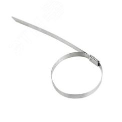 хомут-стяжка стальной 300x7,9 мм, (1уп - 100шт), REXANT REXANT 07-0310-100