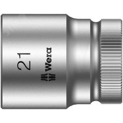 Головка торцевая шестигранная 8790 HMC Zyklop DR 1/2 21 x 37 мм WERA WE-003612
