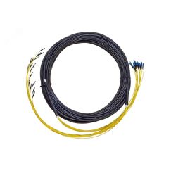 Cборка кабельная 10 неэкранированных кабелей U/UTP4х2х0.51 (24 AWG) категория 5e однопроволочные жилы UUTP4x10W-C5E-S24-IN-LSZH/LSZH-GY ССД 121203-06688