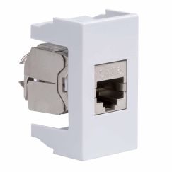 Розетка RJ-45 кат.6,экр,Viva,1 мод.,сер