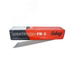 Электроды с рутиловым покрытием FB 3 D3.0 мм (пачка 5 кг) Fubag 38870