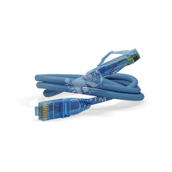 Патч-корд U/UTP категория 6 LSZH синий (5м) Hyperline 230283