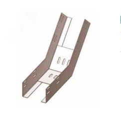 Лоток перфорированный КП 150х80-45 У3 для поворота трассы вверх на 45, окрашенный, S1,5 Завод ЭМИ Курган 550