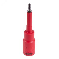 Насадка (бита) торцевая диэлектрическая 1/2'' HEX 4 мм L = 120 мм King Tony 4035VE04