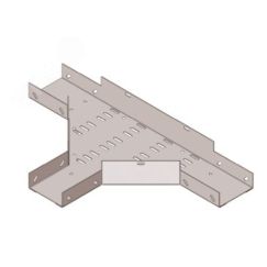 Лоток тройниковый замковый глухой ОТЗГ 100х100 УХЛ1, оцинкованный лист(толщина покрытия 10 -18 мкм) S1,0 Завод ЭМИ Курган П0000013853