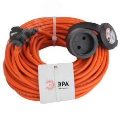 Удлинитель силовой UPx-1-2x0.75-20m-IP44 в бухте б/з 1 гн 20м ПВС 2х0.75 UPx-1-2x0.75-20m-IP44 ЭРА Б0043037